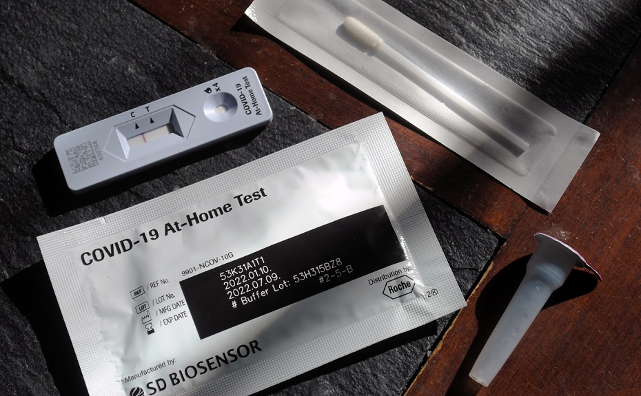 Photo of COVID rapid antigen test